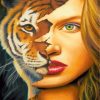 Tiger Woman Paint By Numbers