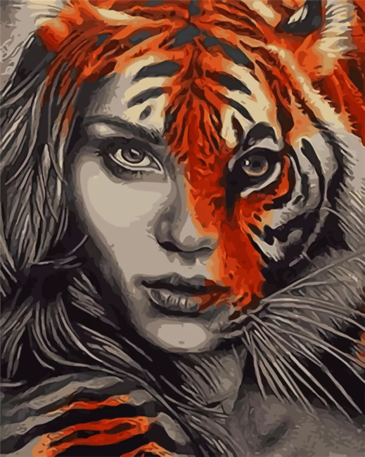 Finalizing the Tiger Woman artwork
