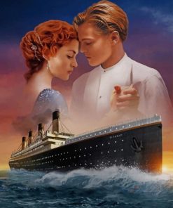 Titanic Jack and Rose Romance Paint By Numbers