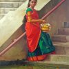 Traditional Indian Girl Paint By Numbers