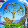 Rainbow Tree of Life Paint By Numbers