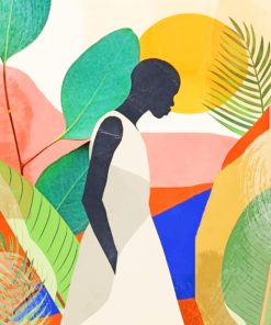 Tropical Girl Paint By Numbers
