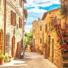 Tuscany Village Scene Paint By Numbers
