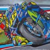 Valentino Rossi Motorcycle Legend Paint By Numbers
