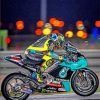 Valentino Rossi Motorcycle Paint By Numbers