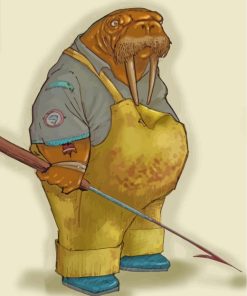 Walrus Ocean Painting Kit Paint By Numbers