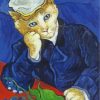 Van Gogh Inspired Cat Art Paint By Numbers