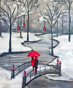 Vancouver Winter Scene Paint By Numbers