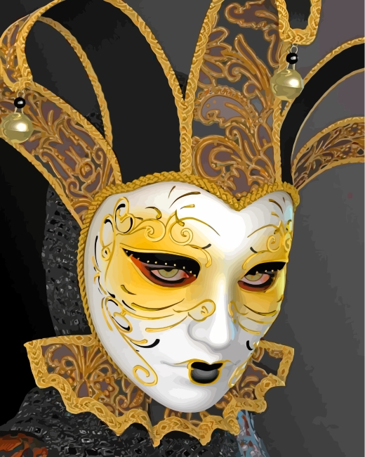 Finalizing your Venetian Carnival Mask Art