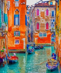 Venice Italy Scene Paint By Numbers
