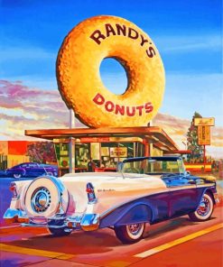 Classic Vintage Car Paint By Numbers