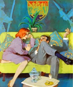 Romantic Vintage Date Night Paint By Numbers