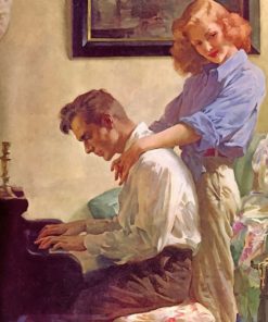 Romantic Vintage Couple Paint By Numbers