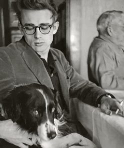 James Dean Black and White Paint By Numbers