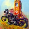 Vintage Motorcycle Engines Paint By Numbers