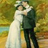 Victorian Lovers Romance Paint By Numbers
