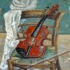 Vintage Violin Still Life Paint By Numbers