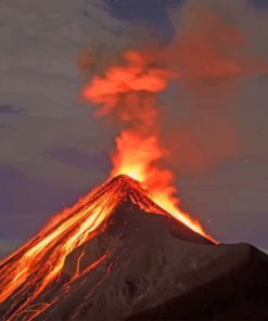 Volcanic Eruption Paint By Numbers