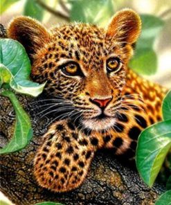 Leopard Tree Artistry Paint By Numbers