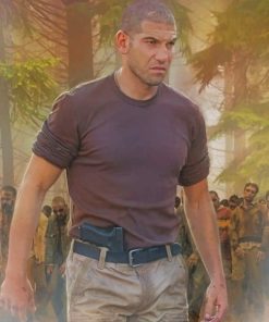 Shane Walsh Zombie Thriller Paint By Numbers