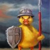 Warrior Duck Adventure Paint By Numbers
