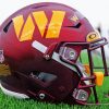 Washington Commanders Football Helmet Paint By Numbers
