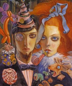 Romantic Coloring for Couples Paint By Numbers