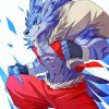 Weregarurumon Digimon Adventure Paint By Numbers