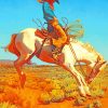 Western Horse Native Cowboy Paint By Numbers