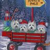 Westie Dog Holiday Paint By Numbers