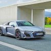 Grey Audi R8 Sport Car Paint By Numbers
