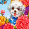 Happy Dog Pet Paint By Numbers