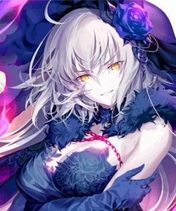 Jeanne Alter Anime Girl Paint By Numbers