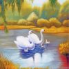 Aesthetic Swans Paint By Numbers