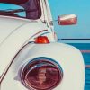 Vintage White VW Car Paint By Numbers