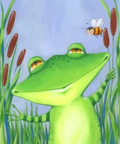 Wide Mouth Frog Animal Paint By Numbers