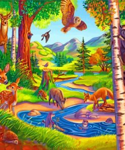 Wildlife Animals Paint By Numbers