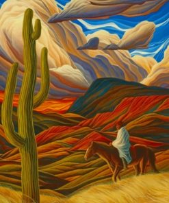 William Haskell Arizona Desert Paint By Numbers