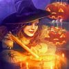 Magical Witch Woman Paint By Numbers