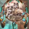 Wolf Dream Catcher Paint By Numbers