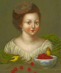 Retro 70s Birds Theme Paint By Numbers