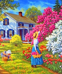 Mother Daughter Faceless Paint By Numbers