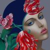 Floral Woman Paint By Numbers