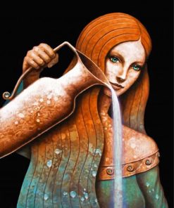 Elegant Woman Aesthetic Paint By Numbers