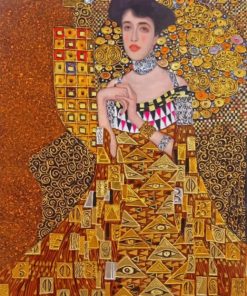 Gold Woman Paint By Numbers