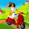 Motorcycle Journey for Women Paint By Numbers