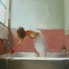 Vintage Woman Shower Scene Paint By Numbers