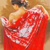 Red Woman Art Paint By Numbers