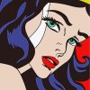 Wonder Woman Pop Art Aesthetic Paint By Numbers
