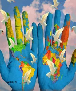 World Hands Art Paint By Numbers
